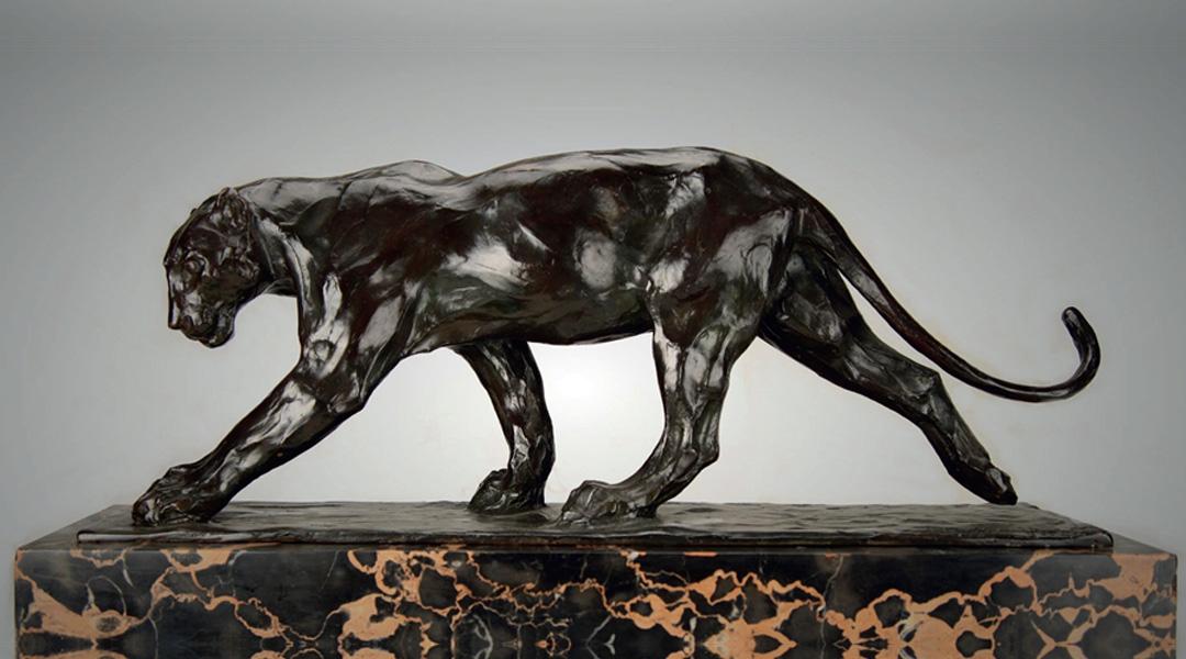 Statue panthere arcadia